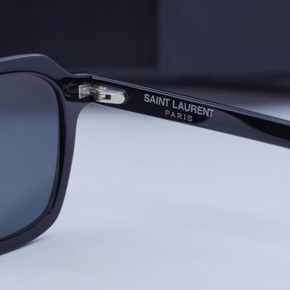 Saint Laurent SL715 SLIM 001 Square Sunglasses - Black main image 6